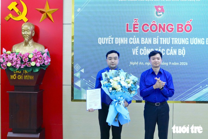 Anh Hồ Phúc Hải làm Bí thư Tỉnh đoàn Nghệ An - Ảnh 1.