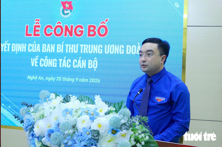 Anh Hồ Phúc Hải làm Bí thư Tỉnh đoàn Nghệ An - Ảnh 2.