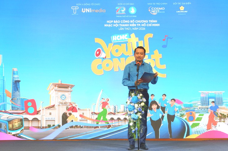 Chương trình nhạc hội thanh niên - HCMC Youth Concert 2026 lần 1 sẽ diễn ra hai ngày 17 và 18 tháng 10 - Ảnh 1.