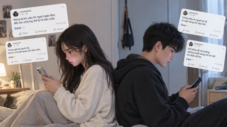 Chia tay đăng bài trách móc, người yêu cũ có còn được tôn trọng - Ảnh 1.