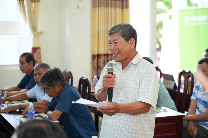 200 nông dân Đồng Tháp được đào tạo canh tác lúa thích ứng biến đổi khí hậu   - Ảnh 1.