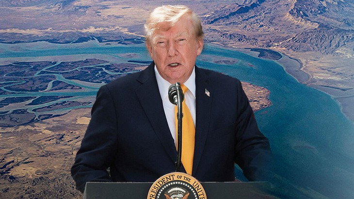 Ông Trump chính thức lên tiếng về đề xuất mở lại eo biển Hormuz - Ảnh 1.