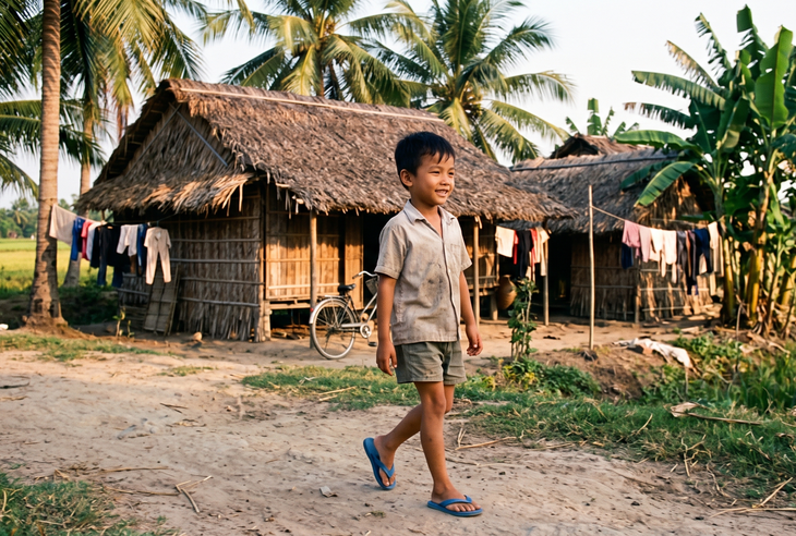 Một thời có đôi dép Lào 'nửa sạc' dùng chung cả nhà - Ảnh 1.