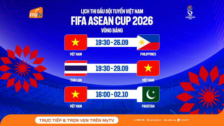 MyTV chính thức sở hữu bản quyền FIFA ASEAN Cup 2026 - Ảnh 1.