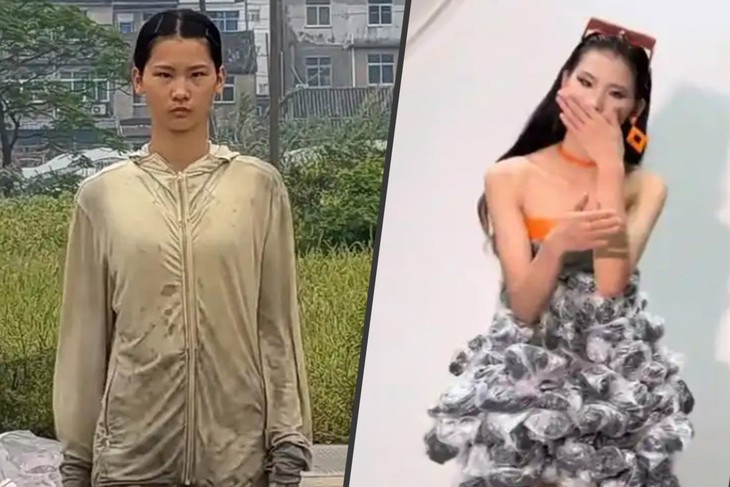 Cô gái nhặt rác trở thành người mẫu nổi bật trên sàn diễn - Ảnh 1.