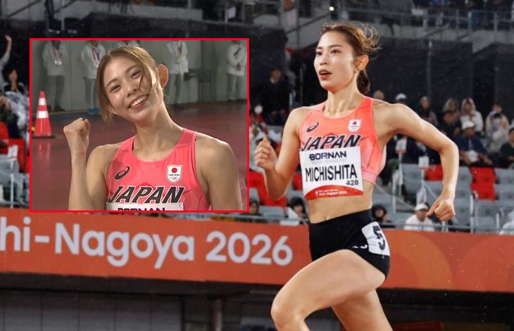 Vào chung kết Asiad, nữ VĐV Nhật vẫn không quên ‘đu idol’ - Ảnh 1.