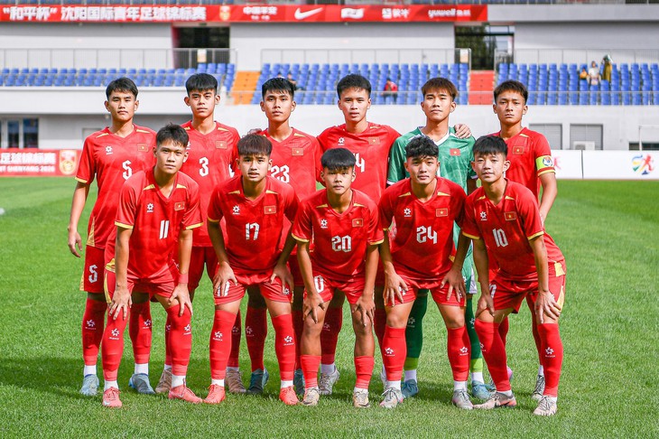 U16 Việt Nam thua U16 Trung Quốc - Ảnh 1.