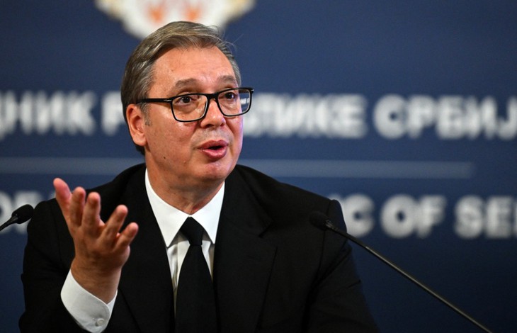 Tổng thống Serbia Aleksandar Vucic từ chức - Ảnh 1.