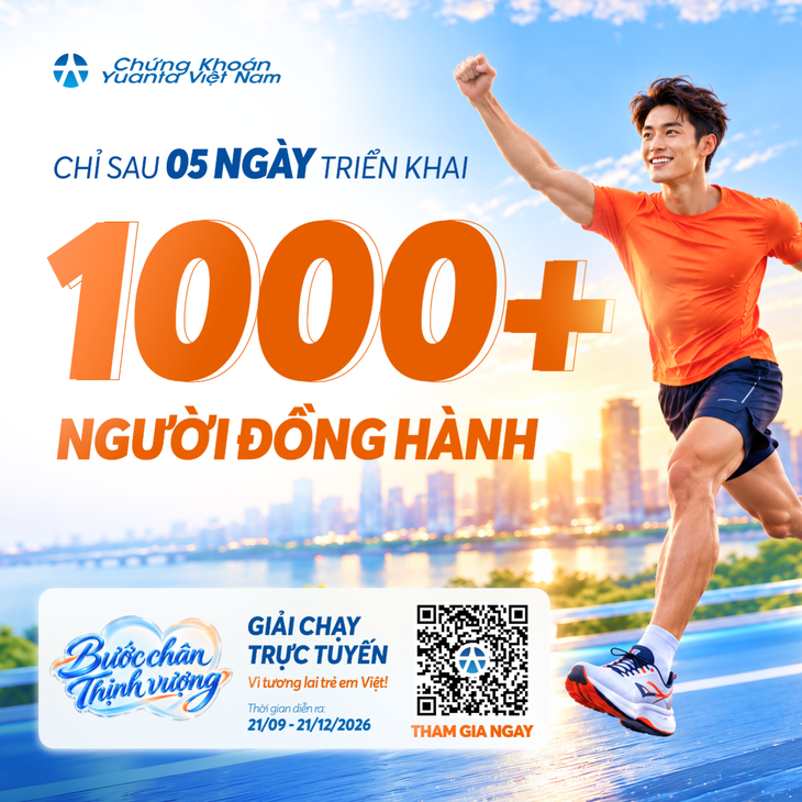 Giải chạy "Bước chân Thịnh vượng 2026": Cùng Yuanta Việt Nam tiếp sức bệnh nhi! - Ảnh 4.