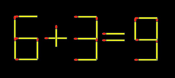 Thử tài IQ: Di chuyển một que diêm để 21+4=8 thành phép tính đúng - Ảnh 1.