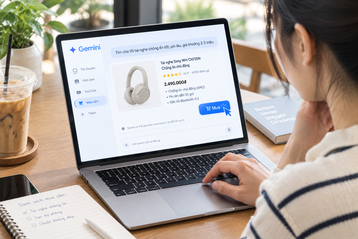 Google thử cho người dùng mua hàng trực tiếp qua Gemini - Ảnh 1.