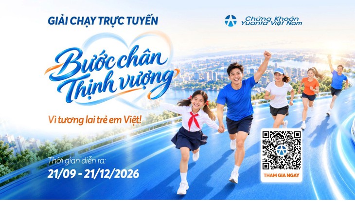 Giải chạy "Bước chân Thịnh vượng 2026": Cùng Yuanta Việt Nam tiếp sức bệnh nhi! - Ảnh 1.