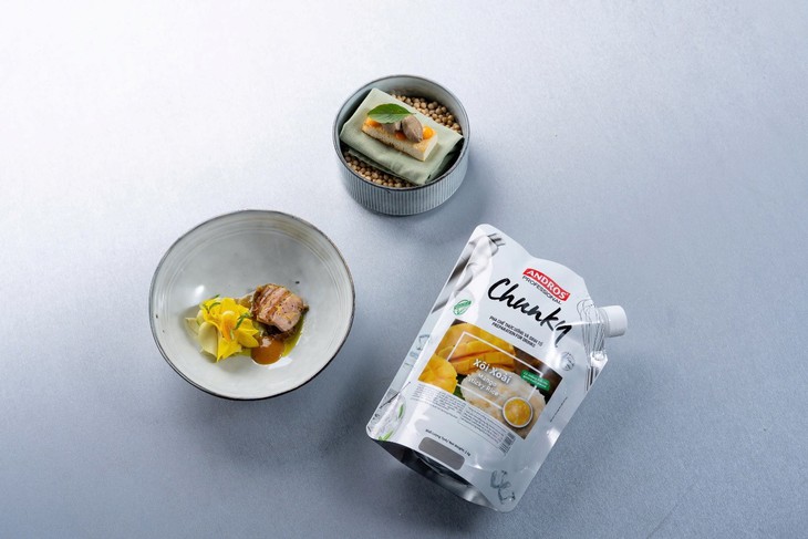 Các đầu bếp Top Chef sáng tạo món ăn bằng sản phẩm trái cây Andros Professional - Ảnh 1.