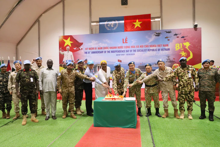 Từ Abyei, Bentiu, những người lính mũ nồi xanh hướng về Tết Độc lập - Ảnh 1.