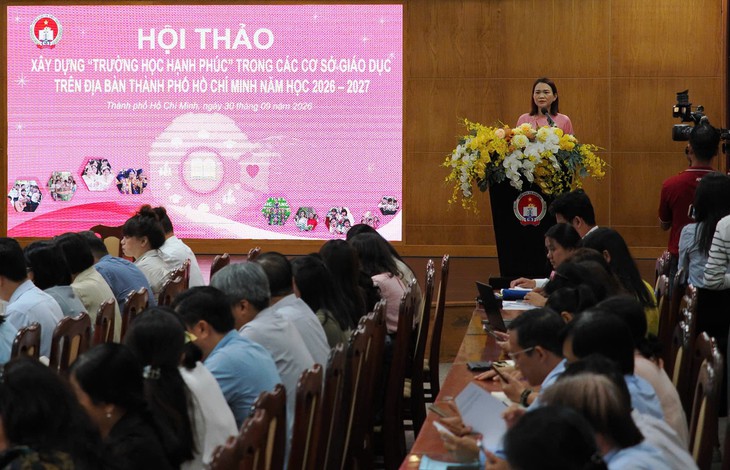 TP.HCM đề xuất giảm 50% tiêu chí trường học hạnh phúc - Ảnh 1.