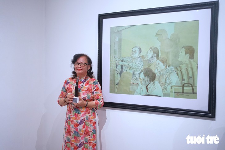 ‘Sự sống, sự chết và đèn neon’ đoạt giải UOB Painting of the Year 2026 - Ảnh 5.