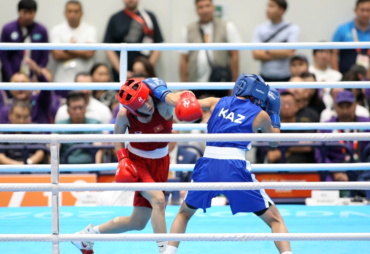 Đánh bại nhà vô địch boxing thế giới, Nguyễn Thị Tâm vào chung kết tranh HCV Asiad - Ảnh 2.