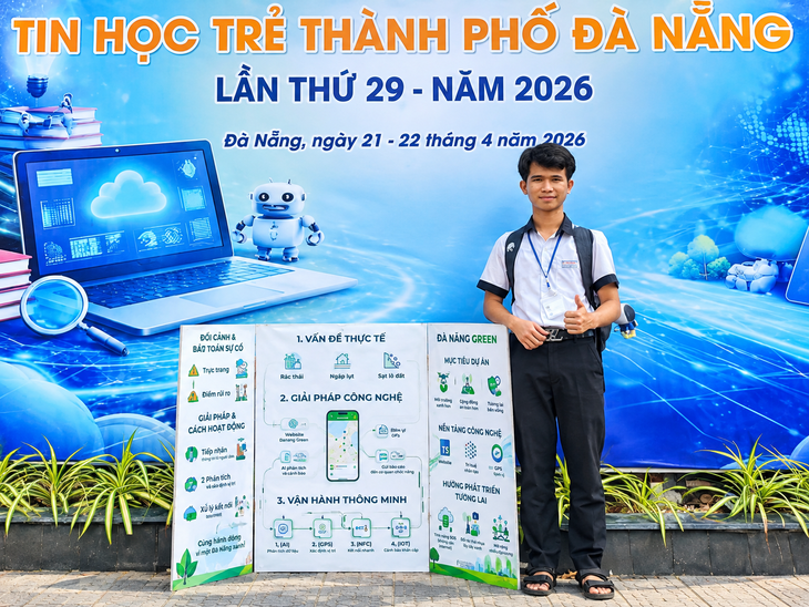 Người trẻ tuổi nhất được vinh danh 'Vì một Đà Nẵng - Thành phố Tử tế' năm 2026 - Ảnh 2.