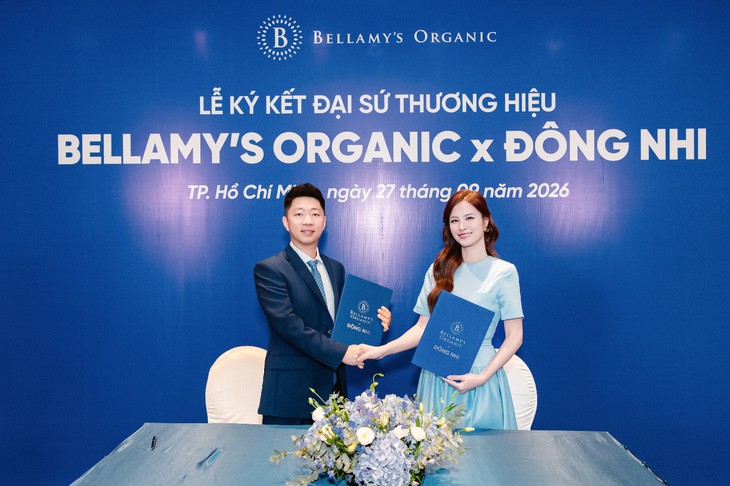Đông Nhi trở thành Đại sứ thương hiệu của Bellamy's Organic tại Việt Nam - Ảnh 1.