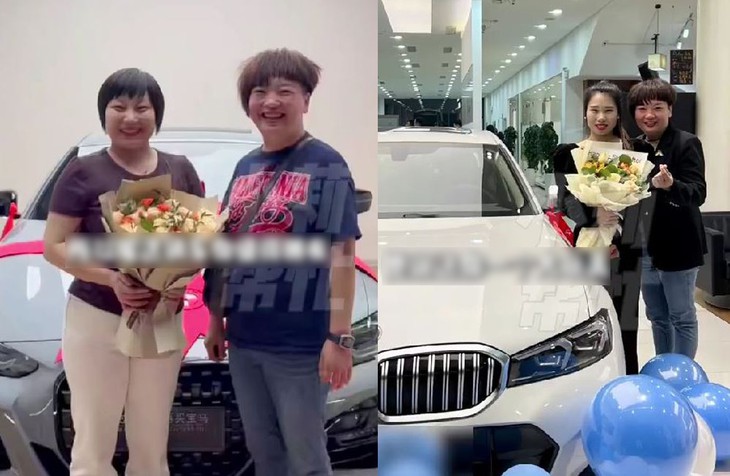 Nhân viên bất ngờ được chủ quán tặng ô tô BMW - Ảnh 1.