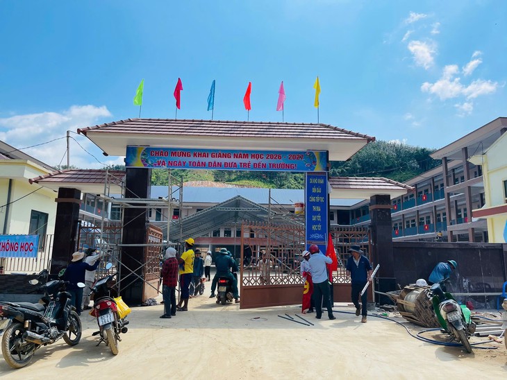 Trường nội trú liên cấp vùng cao Đà Nẵng bố trí tạm chỗ ở cho học sinh, sẵn sàng khai giảng năm học mới - Ảnh 5.