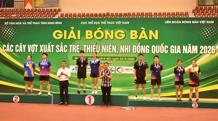 CAND - T&T thống trị các giải bóng bàn trẻ quốc gia: Thành quả từ mô hình hợp lực - Ảnh 1.
