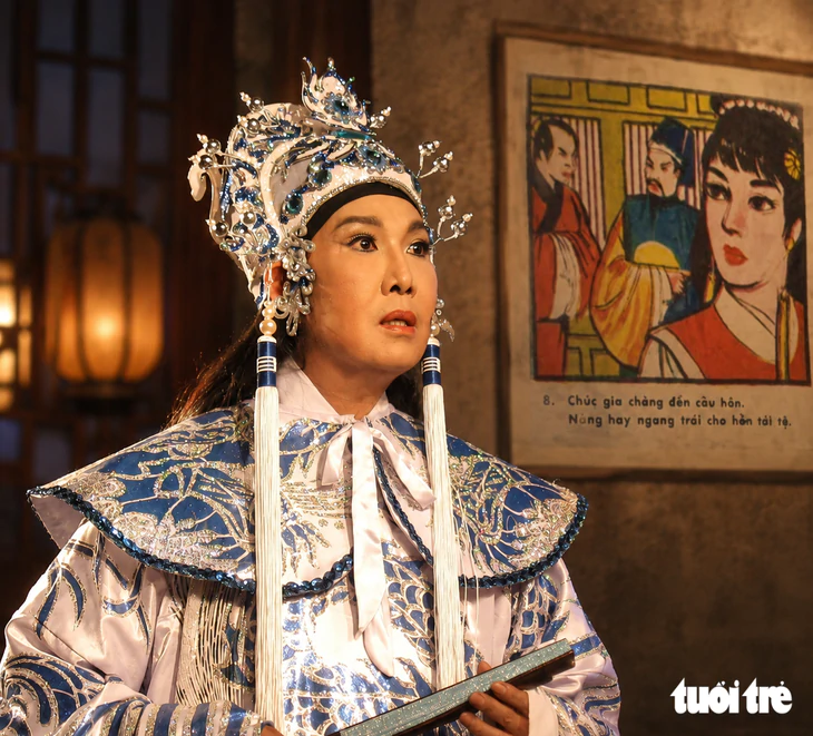 Độc đáo truyện tranh cải lương Lương Sơn Bá nhỏ xíu trong bàn tay, nhớ Lương Sơn Bá của Vũ Linh - Ảnh 1.