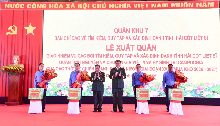 Quân khu 7 dự kiến quy tập 761 hài cốt liệt sĩ tại Campuchia trong mùa khô 2026-2027 - Ảnh 1.