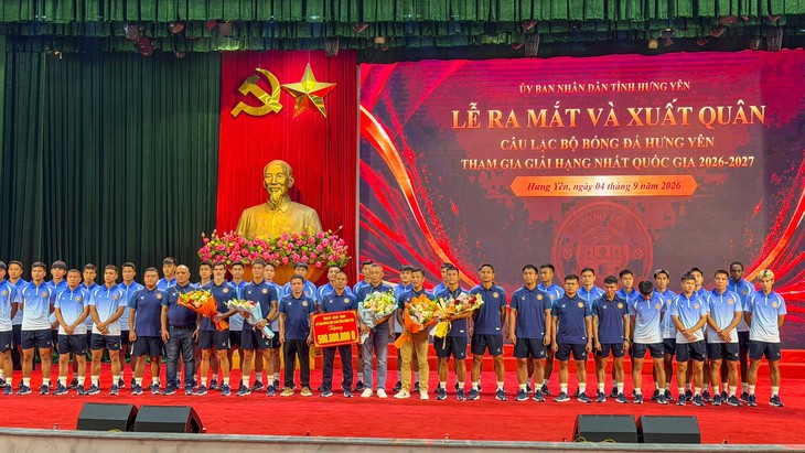 CLB Hưng Yên chính thức ra mắt, phấn đấu trở thành thế lực mới của bóng đá Việt Nam - Ảnh 1.