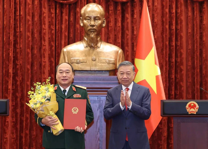 Trung tướng Lê Quang Đạo được thăng quân hàm Thượng tướng - Ảnh 1.