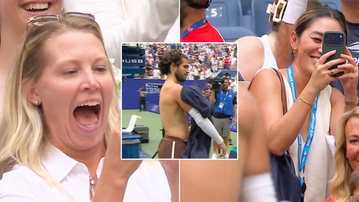 Fan nữ đỏ mặt, phấn khích với hành động của Alcaraz tại US Open - Ảnh 1.