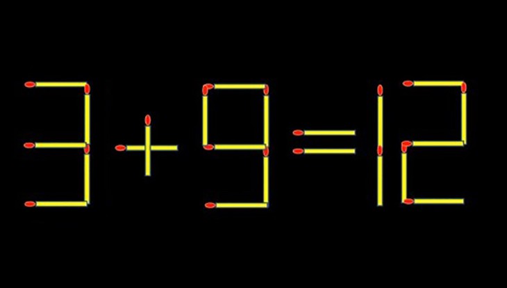 Thử tài IQ: Di chuyển một que diêm để 3+9=13 thành phép tính đúng - Ảnh 1.