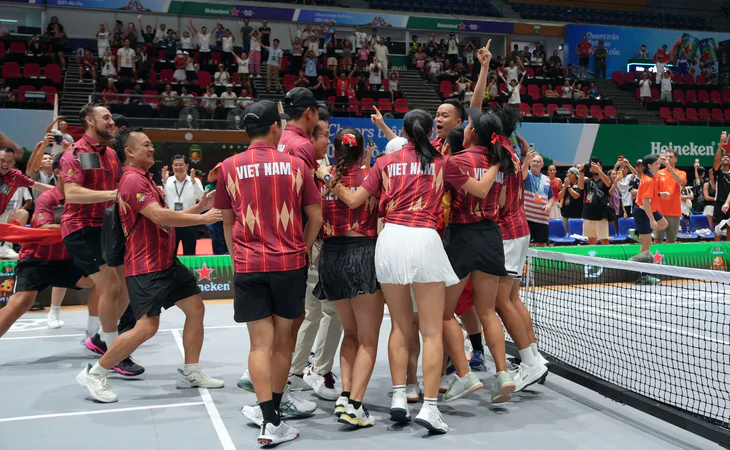 Lý Hoàng Nam, Phúc Huỳnh cùng tuyển Việt Nam gặp Mỹ ở chung kết Pickleball World Cup - Ảnh 4.