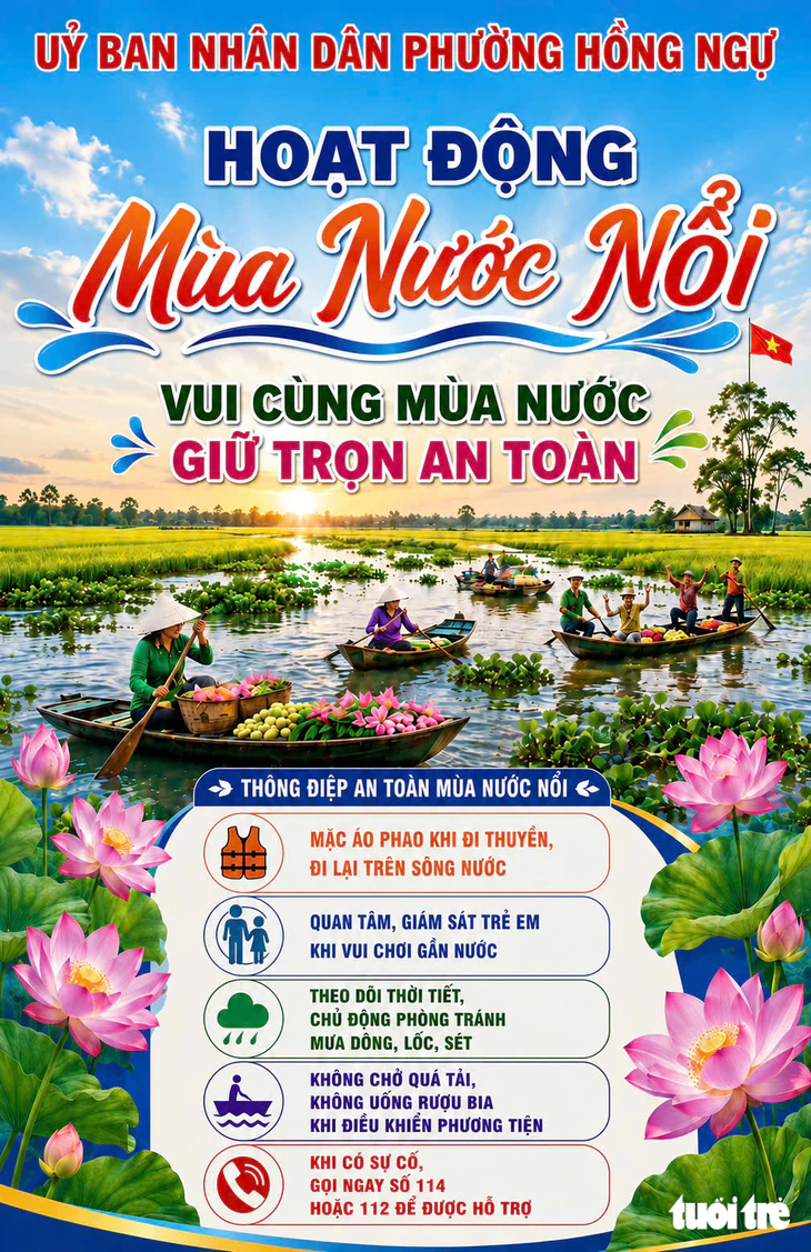 Rủ nhau đi tắm đồng nước nổi đầu nguồn Đồng Tháp - Ảnh 4.