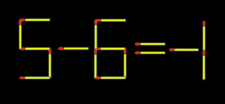 Thử tài IQ: Di chuyển một que diêm để 5+11=6 thành phép tính đúng - Ảnh 1.