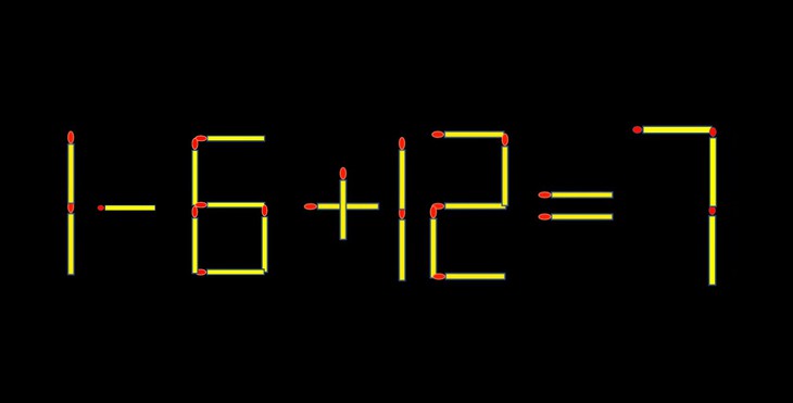Thử tài IQ: Di chuyển một que diêm để 18+12=7 thành phép tính đúng - Ảnh 1.