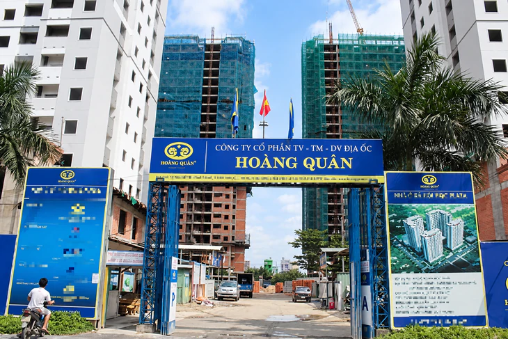 Địa ốc Hoàng Quân nợ quá hạn, ngân hàng thu giữ 26 thửa đất để thu hồi nợ - Ảnh 1.
