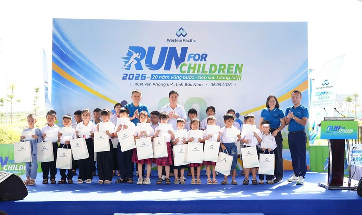 Western Pacific Group đánh dấu 20 năm thành lập với giải chạy ‘Run For Children 2026’ - Ảnh 4.