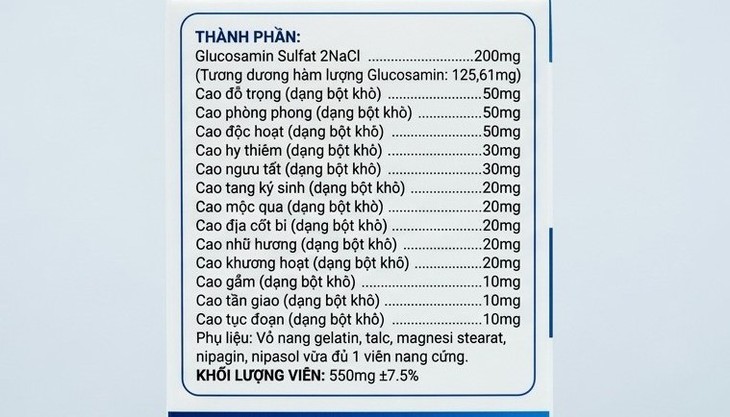 Phát hiện sốc: Thực phẩm bảo vệ xương khớp nhưng không có chất hỗ trợ xương khớp như công bố - Ảnh 2.