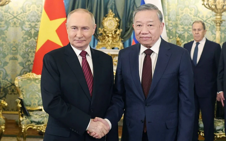 Nga diễu binh tại sân bay, chào đón Tổng Bí thư, Chủ tịch nước Tô Lâm và Phu nhân - Ảnh 3.