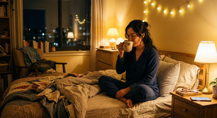 Uống gì sau bữa tối giúp ngủ ngon hơn? - Ảnh 1.