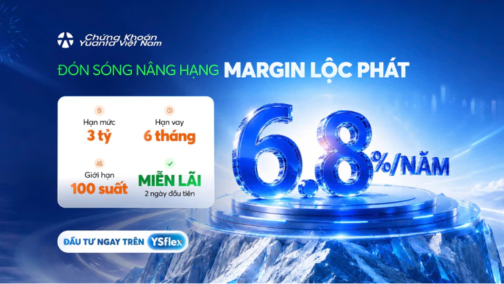 Yuanta Việt Nam đồng hành cùng sóng nâng hạng với margin 6,8% - Ảnh 1.