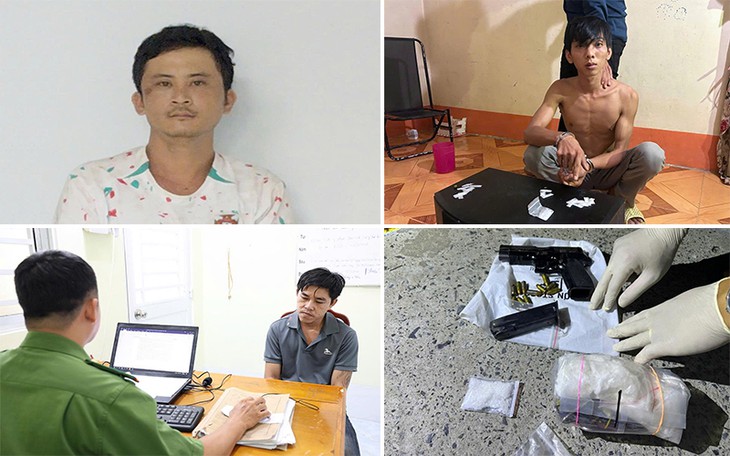 Bắt 3 người mua bán trái phép ma túy, thu giữ một khẩu súng và 12 viên đạn - Ảnh 2.
