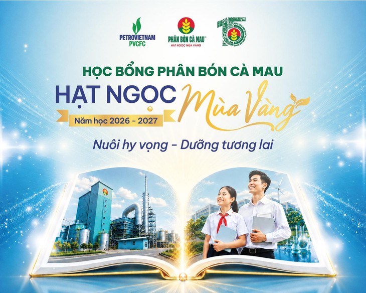 Phân Bón Cà Mau dành gần 2 tỉ đồng tiếp sức học sinh, sinh viên - Ảnh 1.