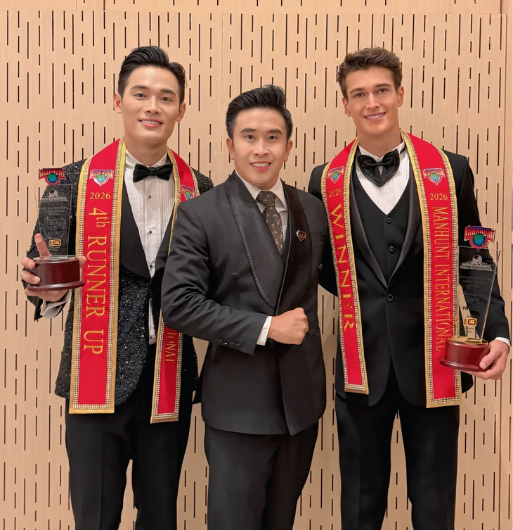 Trần Tiến Dũng đoạt á vương 4 Manhunt International, Việt Nam đăng cai 2027 - Ảnh 5.