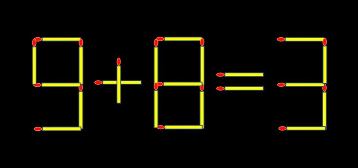 Thử tài IQ: Di chuyển một que diêm để 18+3=4 thành phép tính đúng - Ảnh 3.