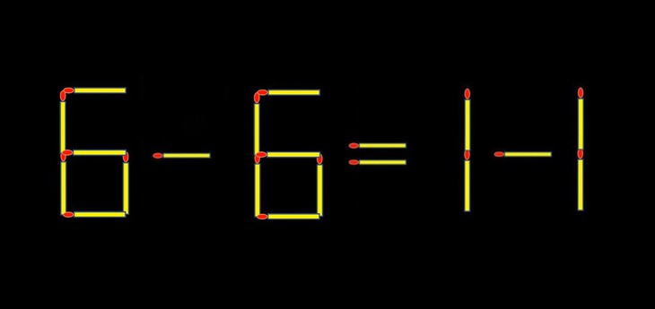 Thử tài IQ: Di chuyển một que diêm để 6+6=11 thành phép tính đúng - Ảnh 1.