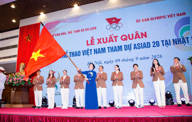 Thể thao Việt Nam xuất quân tham dự Asiad 20 tại Nhật Bản - Ảnh 1.