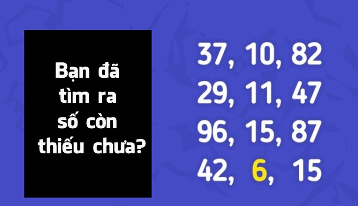 Thử thách IQ với câu đố tư duy trong 1 phút - Ảnh 12.