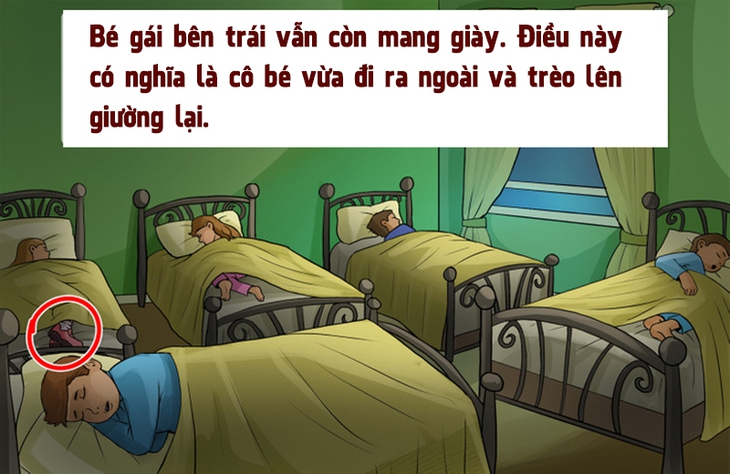 Đứa trẻ nào vừa lén ra ngoài về? - Ảnh 3.